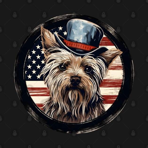 Silky Terrier 4th of July by NatashaCuteShop