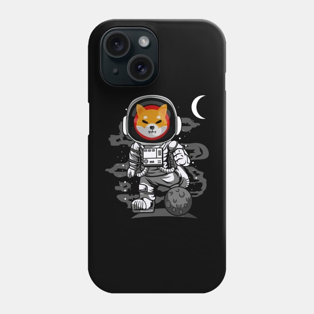Astronaut Shiba Inu Coin To The Moon Crypto Token Cryptocurrency Wallet Shib Army Birthday Gift For Men Women Kids Phone Case by Thingking About
