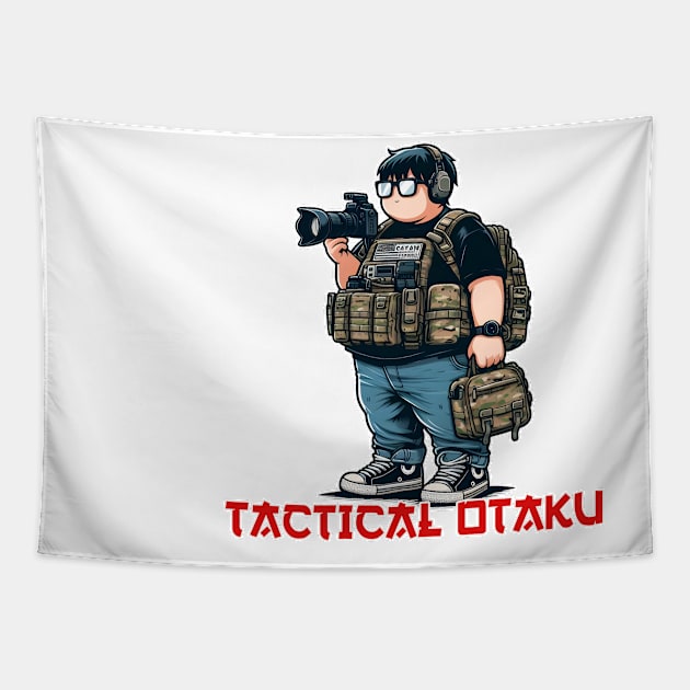 Tactical Otaku Tapestry by Rawlifegraphic