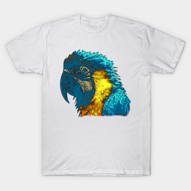 Parrot without BG, Ara, bird, bird fan - - Camiseta | MX