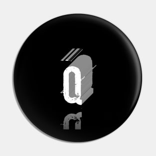 Letter Q Pin