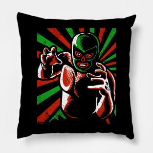 Luchador - Mexican pro wrestling - Lucha Libre Pillow