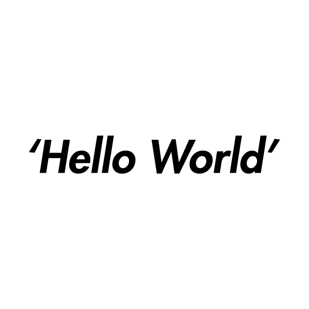 Hello World by LittleBao