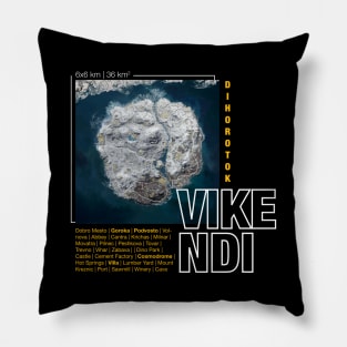 Vikendi Map Pillow