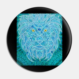 Yellow Eyes Pin