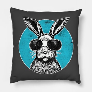 Rabbit With An Attitude Pillow