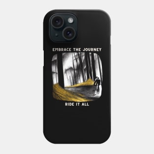 Gravel Bike Ride In The Forest Phone Case