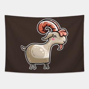 Kawaii Cute Goat Tapestry