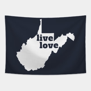 West Virginia - Live Love West Virginia Tapestry