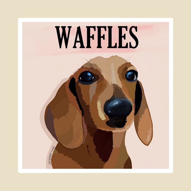 Waffles by Denisse.draws