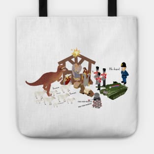 Mr Bean Nativity scene Tote