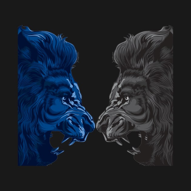 face off lion by mistertomat