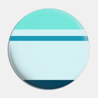 An unparagoned consistency of Ice, Tiffany Blue, Water Blue and Marine Blue stripes. Pin