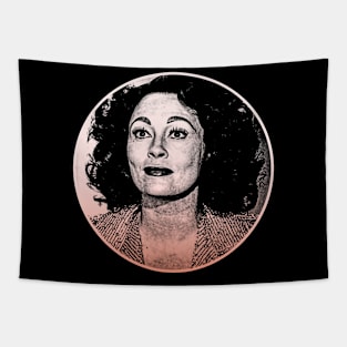 Joan Crawford - Mommie Dearest // Gradients Drawing Artwork Tapestry