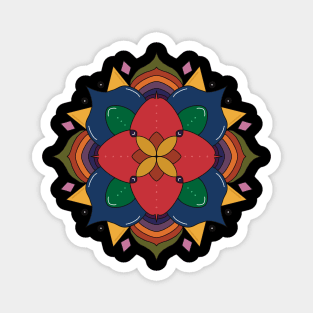 A SPECIAL MANDALA FLOWER mugs coffee mug t-shirt stickers Magnet