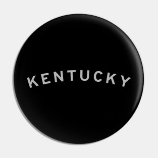 Kentucky Typography Pin