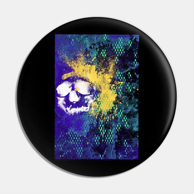 graffiti skull Pin by AMDesigns