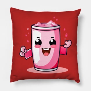 Soft drink cute T-Shirt cute giril Pillow