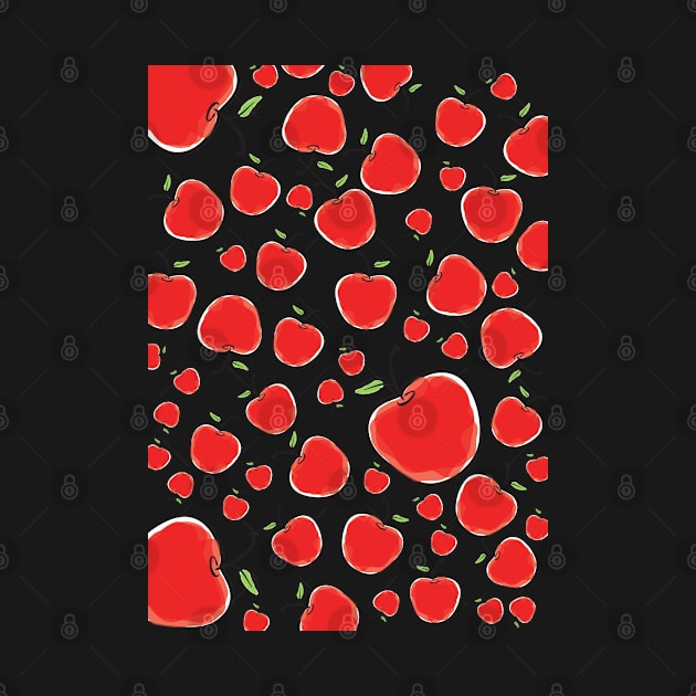 Love Red Apples.  Love Apples then love this Apple pattern. Add to your Fruit Salad items. by That Cheeky Tee