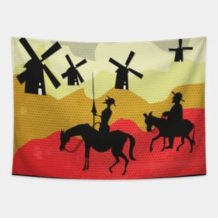 Tilting at windmills, Don Quixote Tapestry