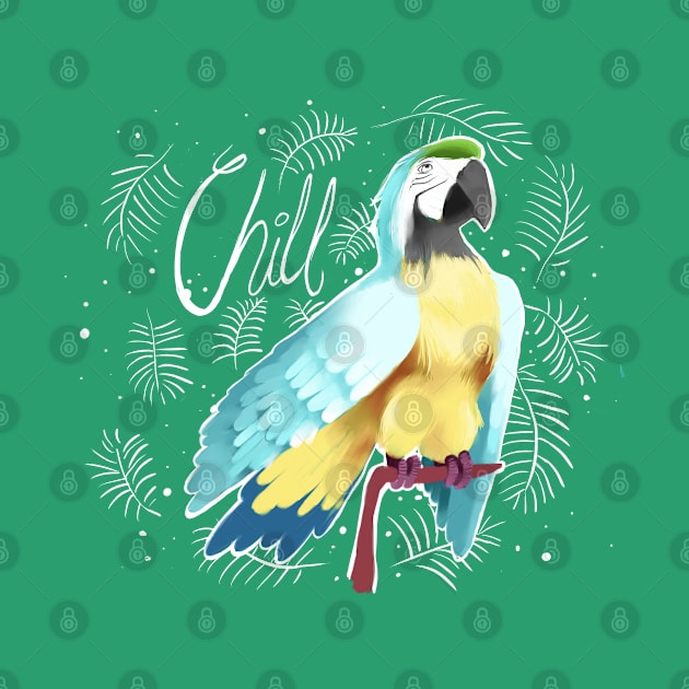 Chill Macaw by Shemii