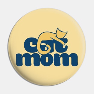 Cat Mom Pin