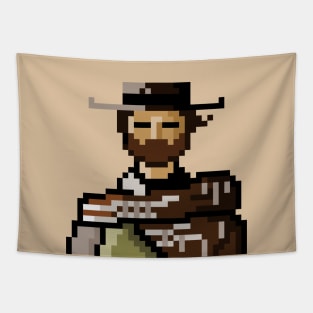 Pixel western art Tapestry