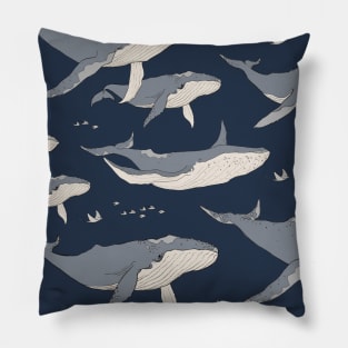 Whales Pillow