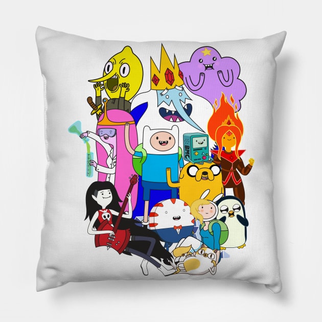 Adventure Time Pillow by Plushism