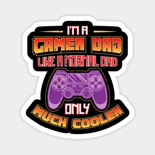 Gamer Dad Funny Gaming Fathers Day Magnet