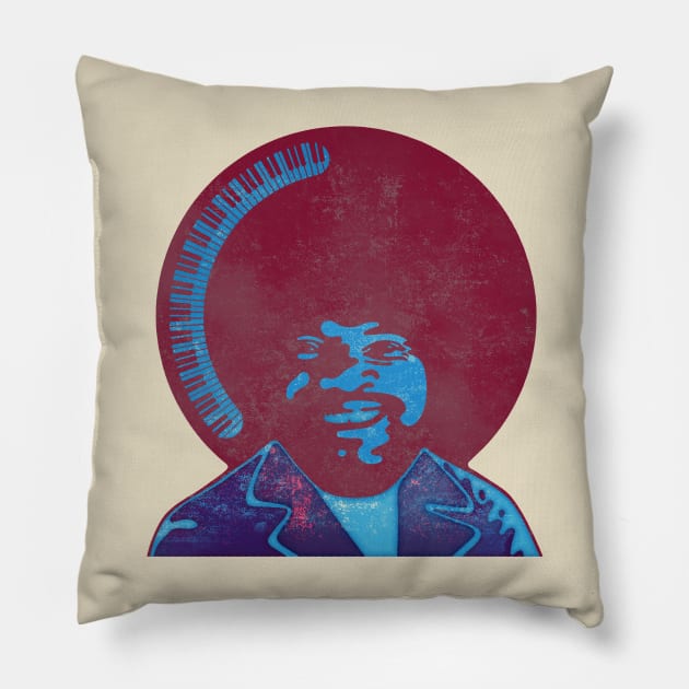 Billy Preston Pillow by HAPPY TRIP PRESS