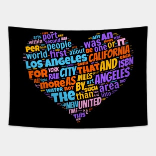 I love Los Angeles Tapestry