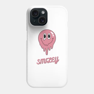 Preppy Y2K Trendy Smiley Design Cute Pink Phone Case