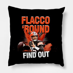 Flacco 'Round and find out Pillow