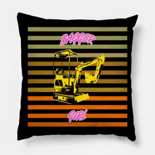 Bagger girl - bagger design to girl and women Pillow