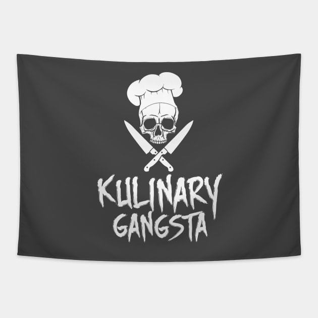 Kulinary Gangsta - Culinary Chef Gangster Tapestry by joshp214