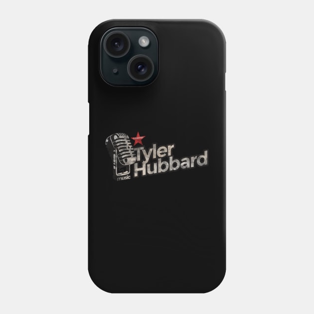 Tyler Hubbard - Vintage Microphone Phone Case by G-THE BOX