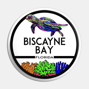 Biscayne Bay Florida National Park Sea Turtle FL Pin