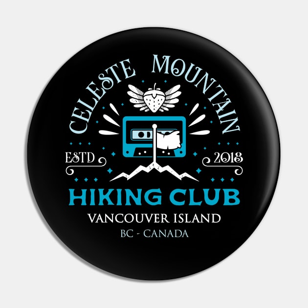 Celeste Mountain Hiking Club Pin by Lagelantee