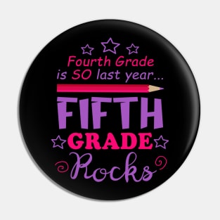 Fun Fifth Grade Rocks Fourth Grade is So Last Year Pin