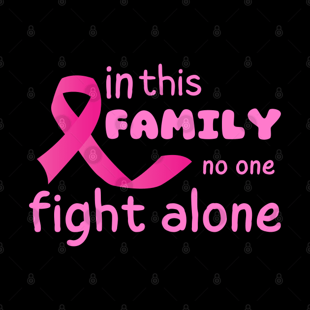 In this family no one fight alon cancer fight by Maroon55