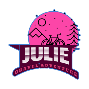 Julie Gravel adventure for a gravel grinder T-Shirt