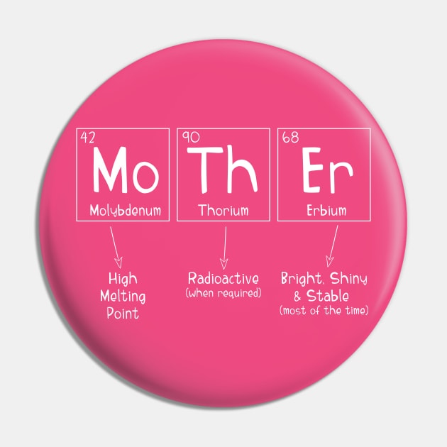 Periodic Table of Elements Mother Pin by LovableDuck