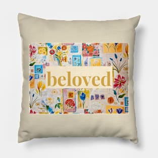 Beloved - Tan Pillow