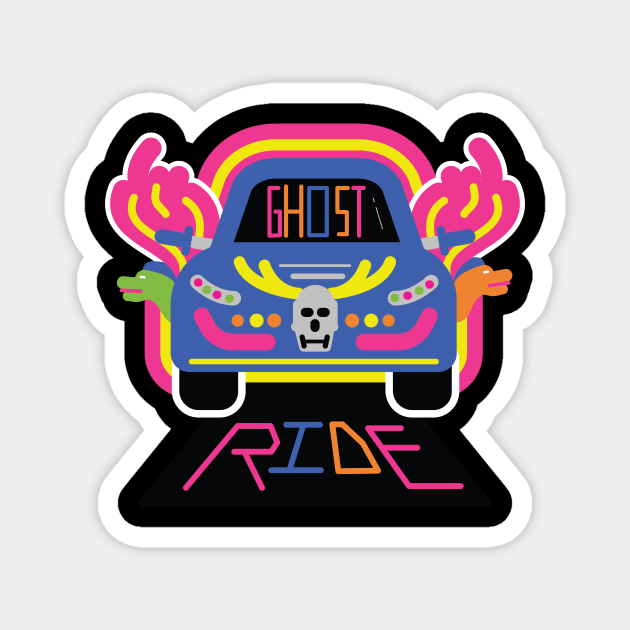 Ghost Ride Magnet by Samefamilia