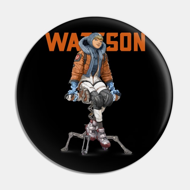 wattson Pin by mgalodesign