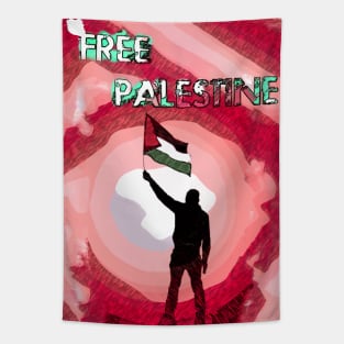 Free Palestine Flag P3 Tapestry