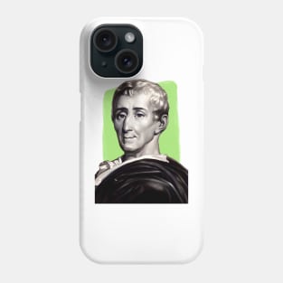 French Philosopher Montesquieu illustration Phone Case