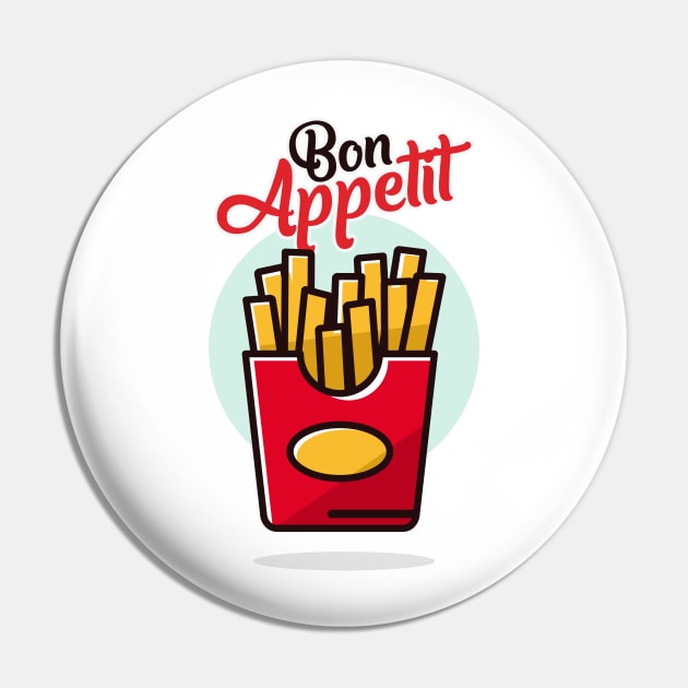 Bon Appetit Potato Pin by VEKTORKITA