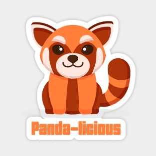 Panda-licious Red Panda Magnet